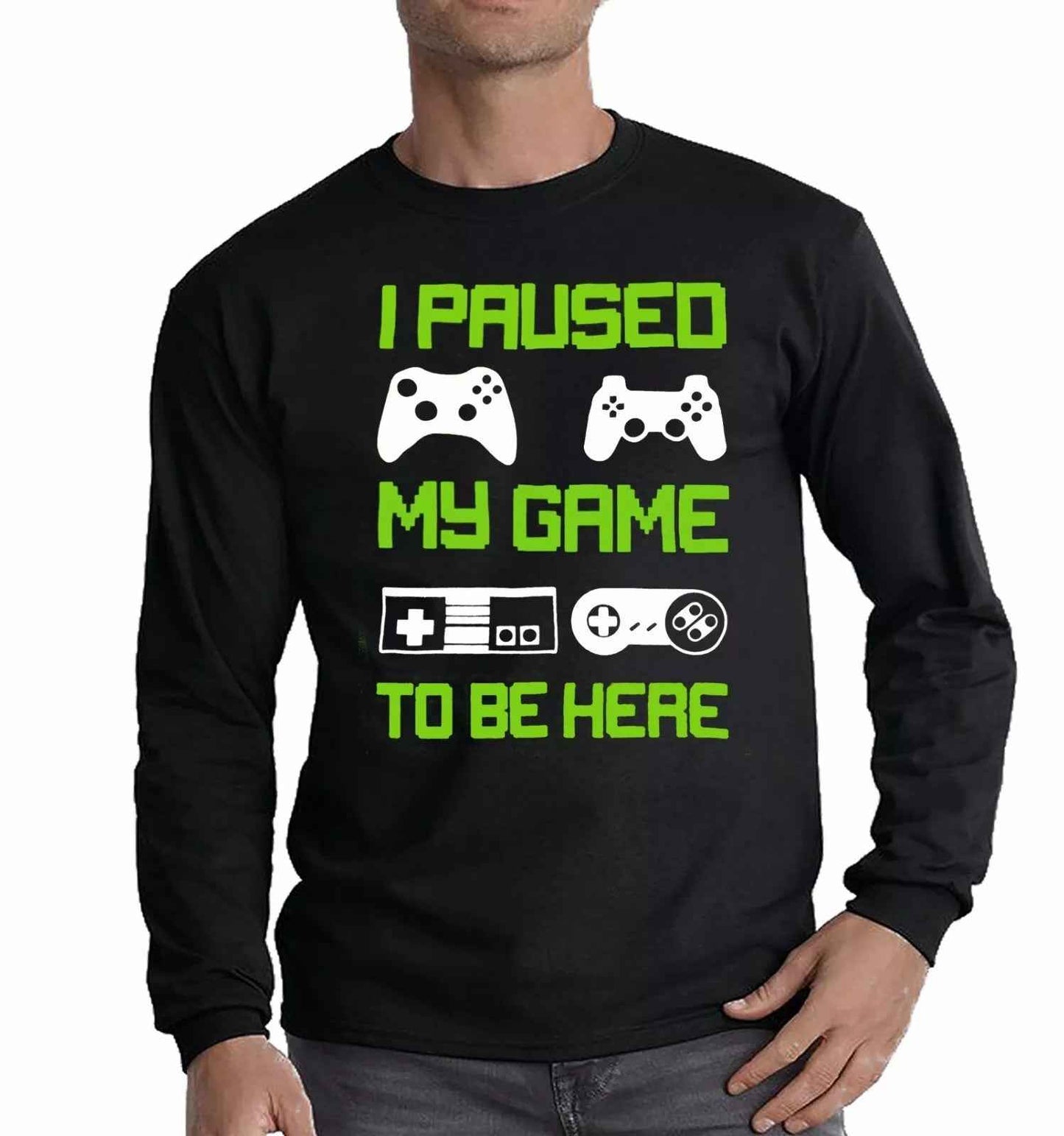New I Paused My Game T-Shirt Men's Funny New I Paused My Game T-Shirt Men's Funny