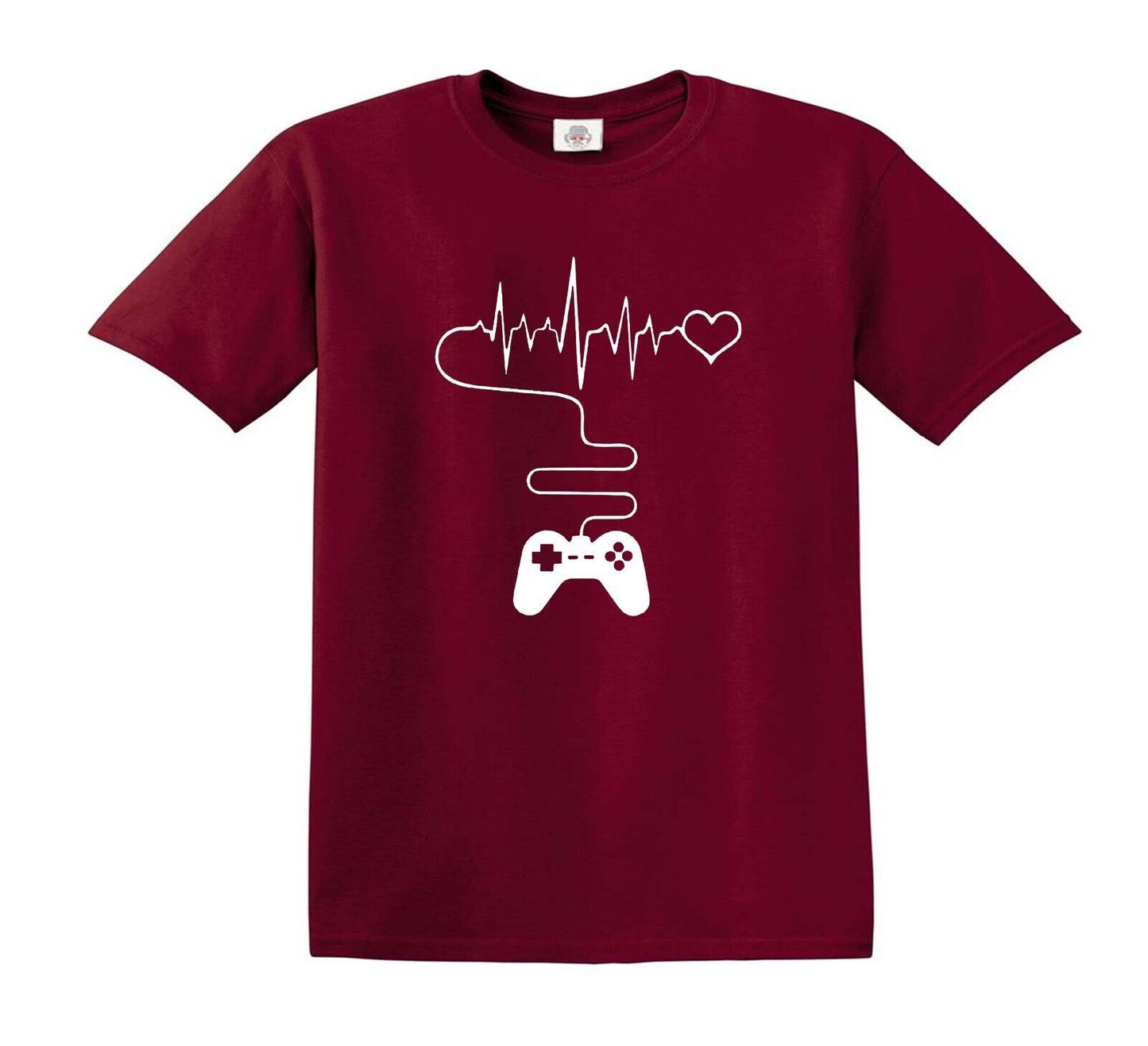 VIDEO GAME THEMED PRINTED | KID'S T-SHIRT MAROON T-SHIRT WHITE PRINT VIDEO GAME THEMED PRINTED | KID'S T-SHIRT
