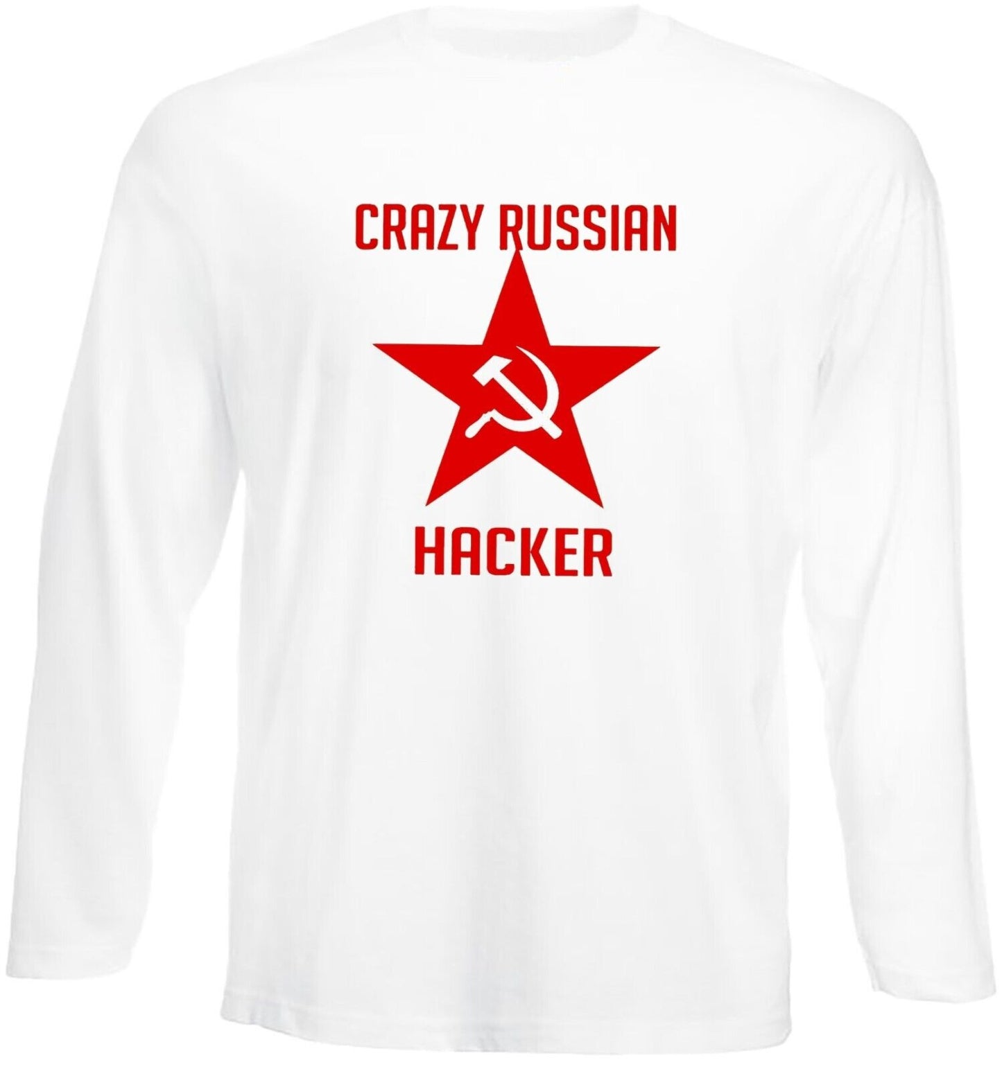 Crazy Russian Hacker | Long Sleeve Men's