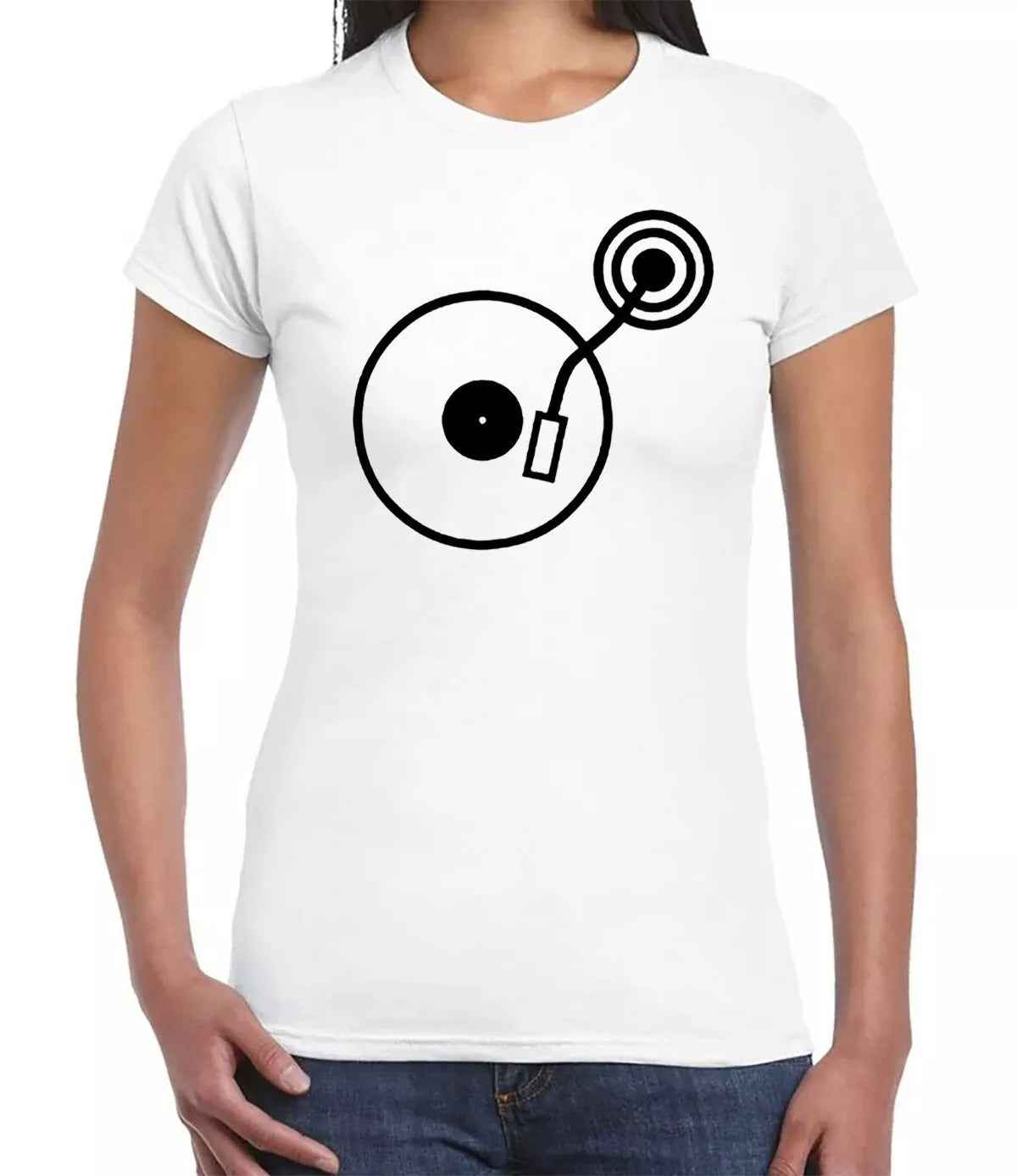 DJ Turntable | LADIES T-SHIRT