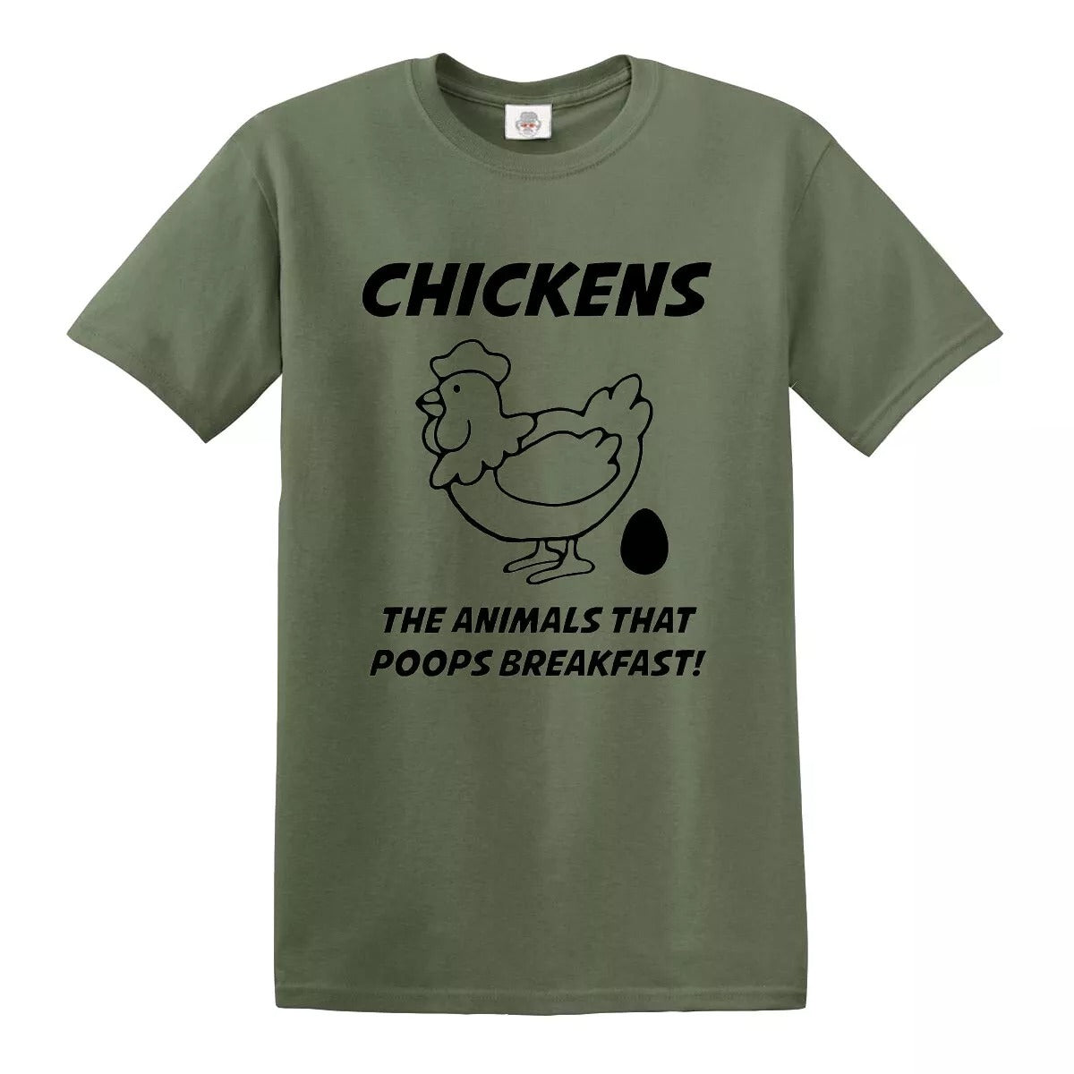 Chickens Poop Breakfast | MEN'S T-SHIRT