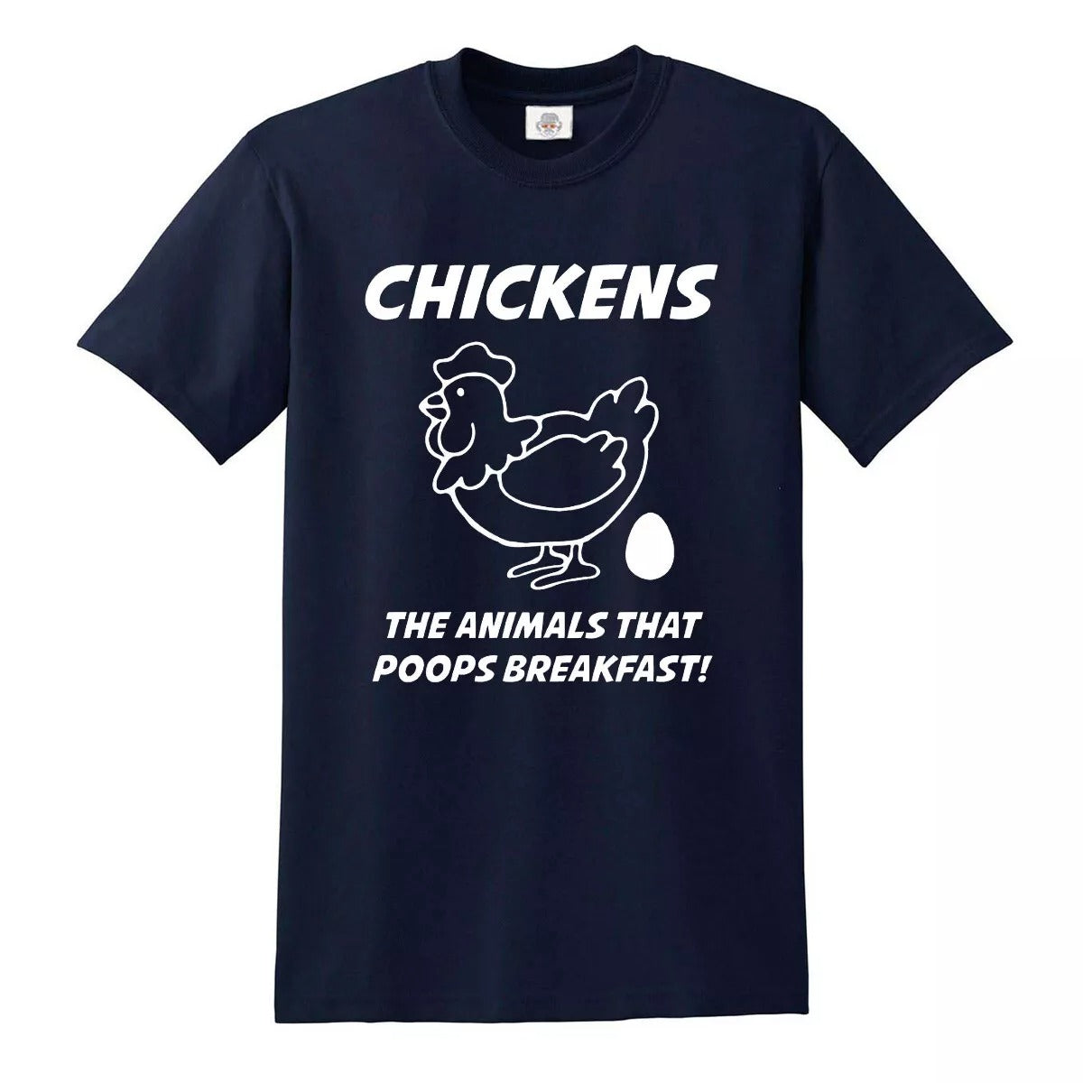 Chickens Poop Breakfast | MEN'S T-SHIRT