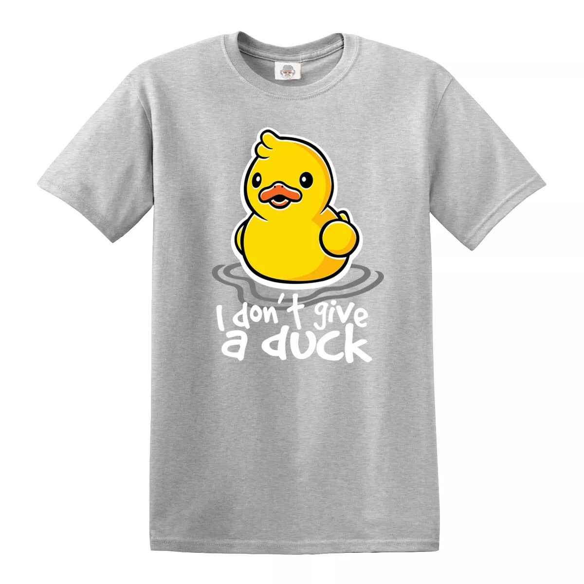I Don't Give A Duck Funny Duck T-Shirt for Men SPORT GRAY T-SHIRT I Don't Give A Duck Funny Duck T-Shirt for Men