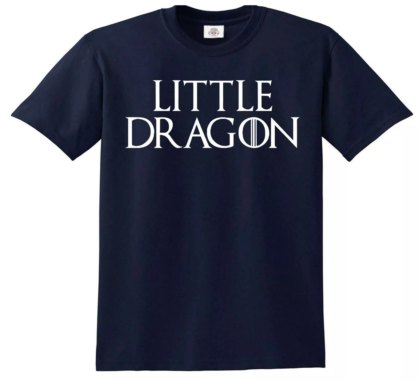 Little Dragon COOL SLOGAN | KID'S T-SHIRT NAVY T-SHIRT WHITE PRINT Little Dragon COOL SLOGAN | KID'S T-SHIRT