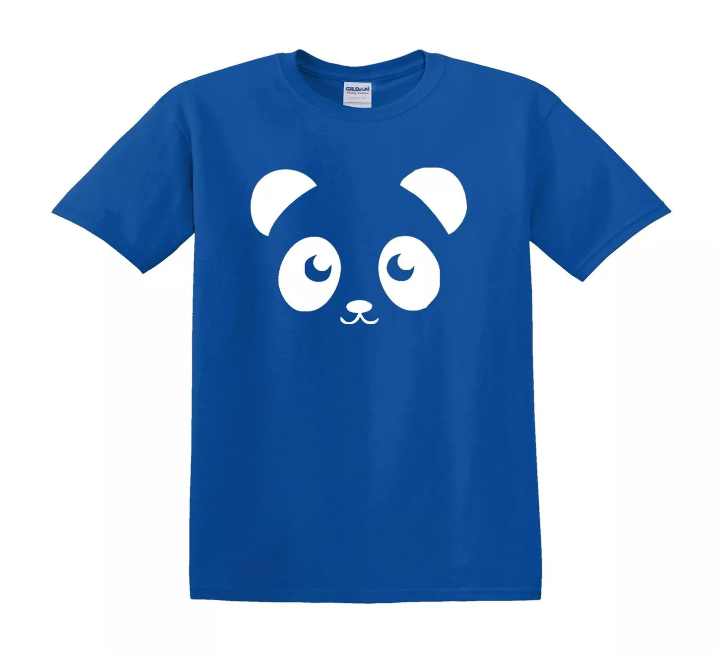 CUTE PANDA KIDS BIRTHDAY GIFT | KID'S T-SHIRT ROYAL BLUE T-SHIRT WHITE PRINT CUTE PANDA KIDS BIRTHDAY GIFT | KID'S T-SHIRT