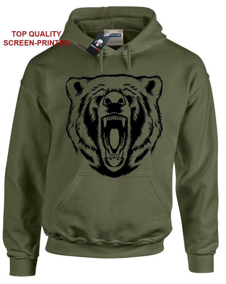Grizzly Bear Hoody For Men's