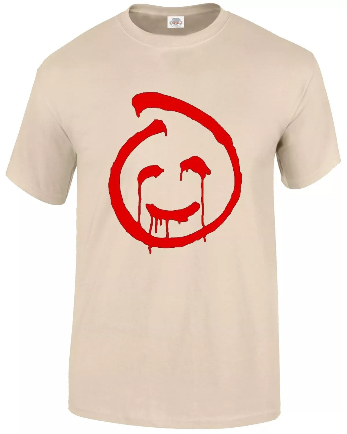 John Call Sign Crime Psychic T-Shirt Men's SAND T-SHIRT RED PRINT John Call Sign Crime Psychic T-Shirt Men's