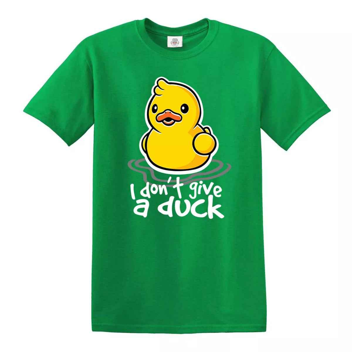 I Don't Give A Duck Funny Duck T-Shirt for Men IRISH GREEN T-SHIRT I Don't Give A Duck Funny Duck T-Shirt for Men