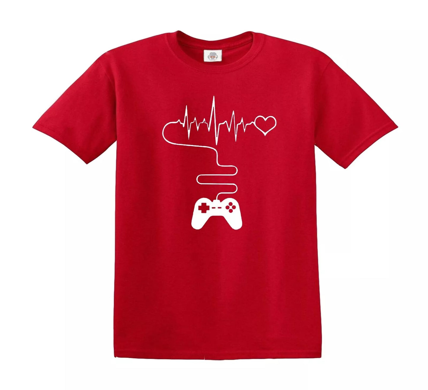 VIDEO GAME THEMED PRINTED | KID'S T-SHIRT RED T-SHIRT WHITE PRINT VIDEO GAME THEMED PRINTED | KID'S T-SHIRT