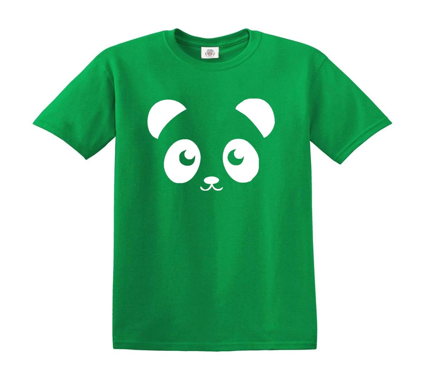 CUTE PANDA KIDS BIRTHDAY GIFT | KID'S T-SHIRT IRISH GREEN T-SHIRT WHITE PRINT CUTE PANDA KIDS BIRTHDAY GIFT | KID'S T-SHIRT