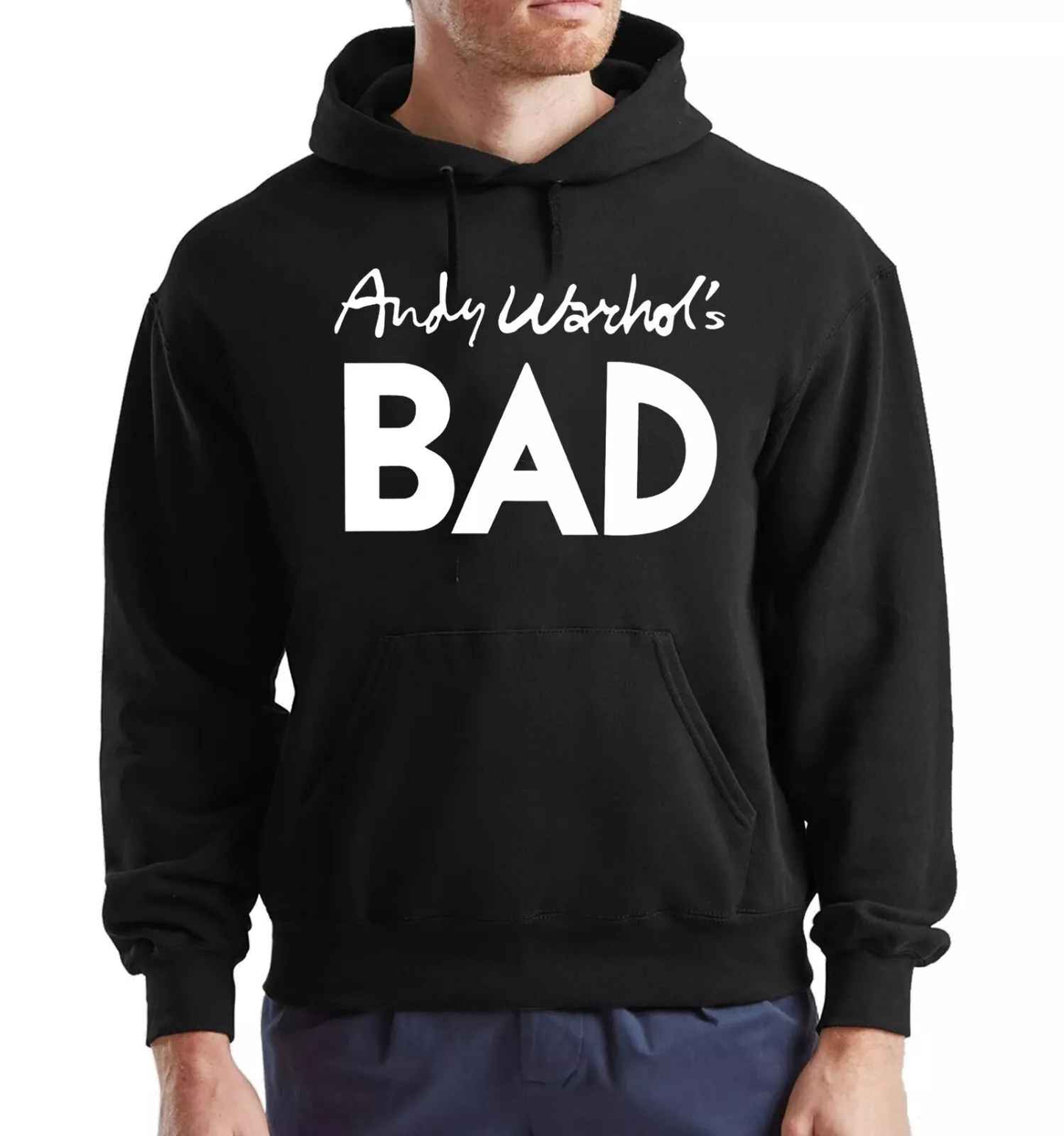 Andy Warhol Hoodie - Bad Hoody Sweatshirt as Worn by Debbie Harry from Blondie Andy Warhol Hoodie - Bad Hoody Sweatshirt as Worn by Debbie Harry from Blondie