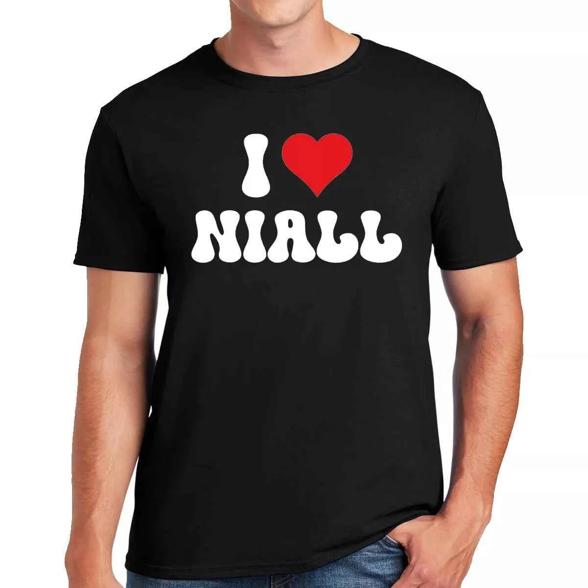 I Love Niall T-Shirt - Men's I Heart Niall Valentine's Day Tee Top I Love Niall T-Shirt - Men's I Heart Niall Valentine's Day Tee Top