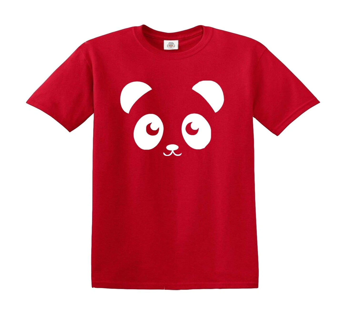 CUTE PANDA KIDS BIRTHDAY GIFT | KID'S T-SHIRT RED T-SHIRT WHITE PRINT CUTE PANDA KIDS BIRTHDAY GIFT | KID'S T-SHIRT
