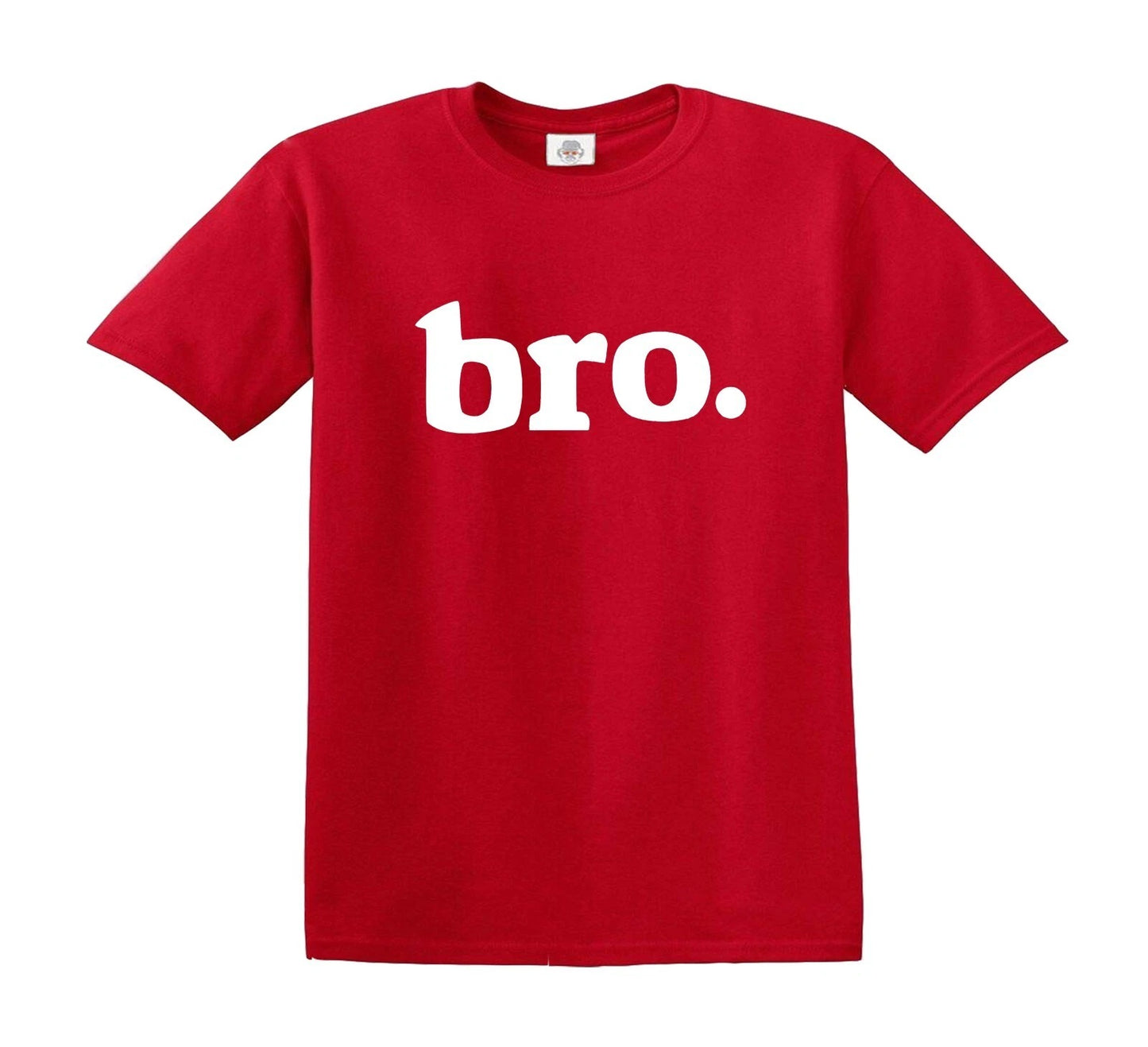 BRO LEETER TWEEN BOY | KID'S T-SHIRT RED T-SHIRT WHITE PRINT BRO LEETER TWEEN BOY | KID'S T-SHIRT