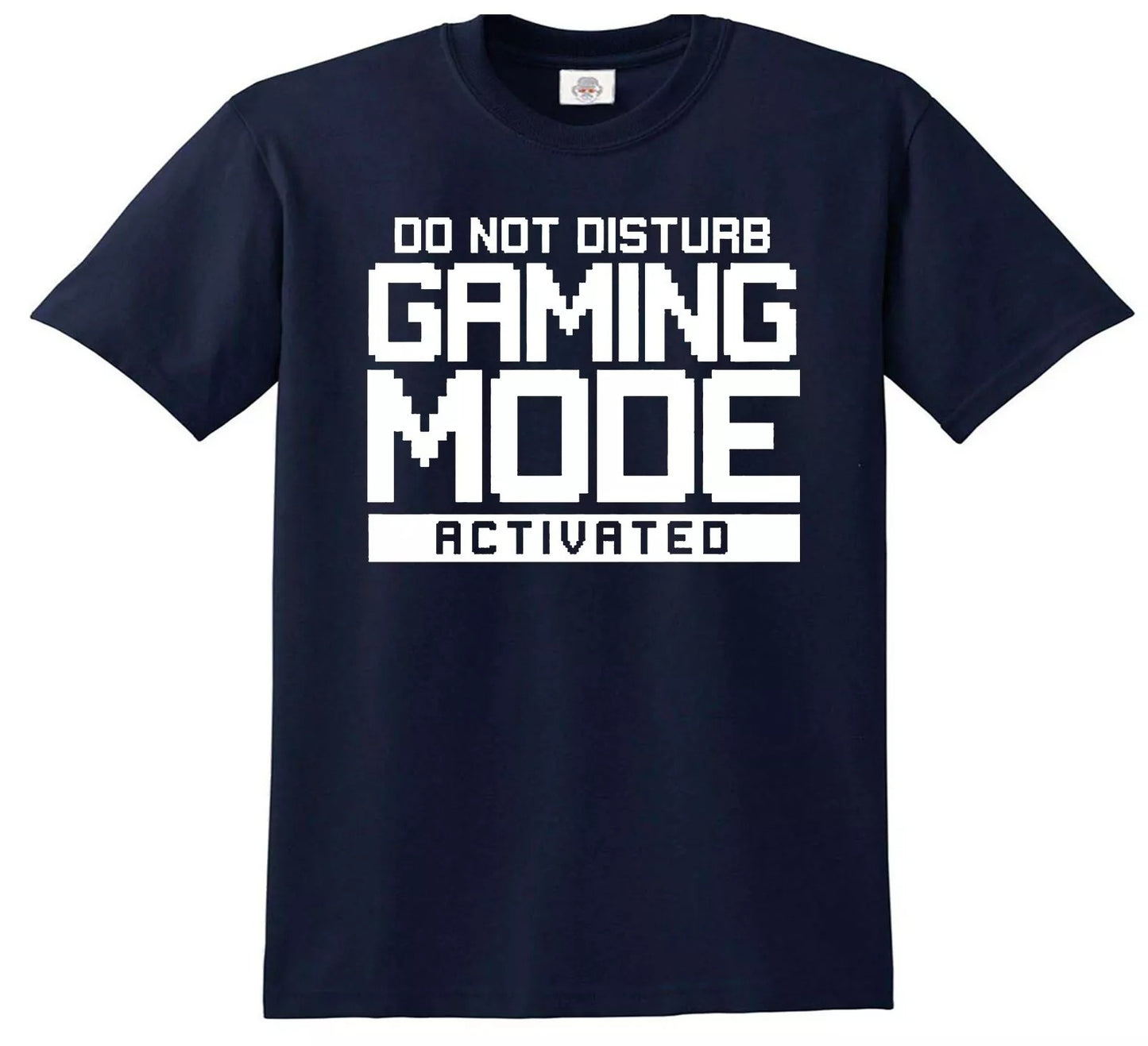 Do Not Disturb Gaming Mode | KID'S T-SHIRT NAVY T-SHIRT WHITE PRINT Do Not Disturb Gaming Mode | KID'S T-SHIRT
