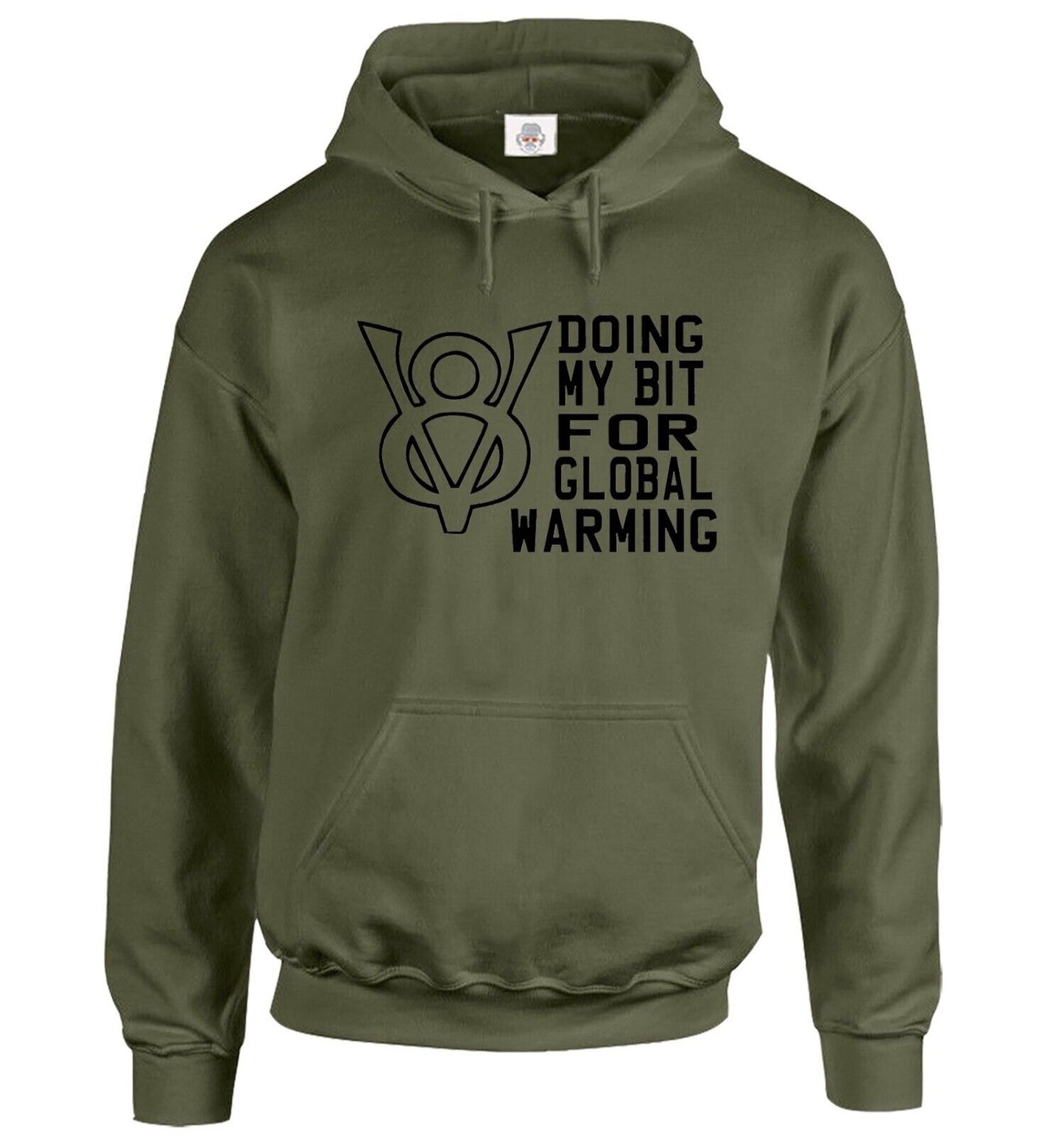 V8 Global Warming Hoody For Men's