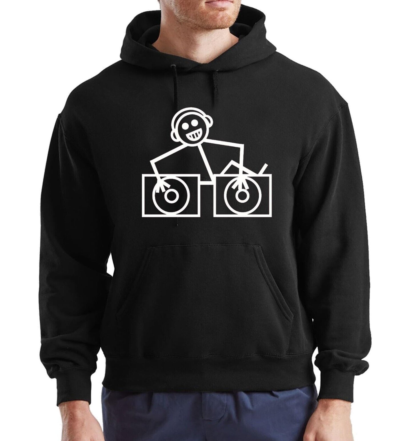 DJ Club Dance Hoody Men's Rave Music House DJ Club Dance Hoody Men's Rave Music House