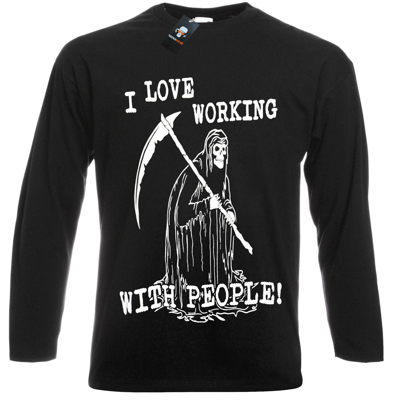 I LOVE WORKING Long Sleeve T-Shirt Men's
