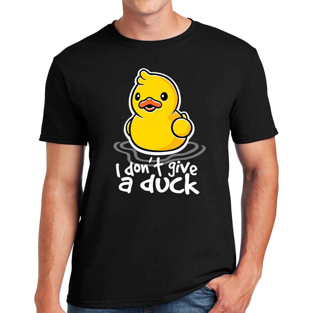 I Don't Give A Duck Funny Duck T-Shirt for Men I Don't Give A Duck Funny Duck T-Shirt for Men