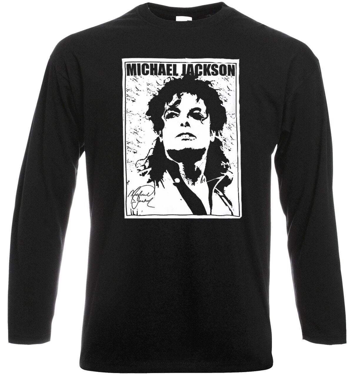 Michael Jackson Long Sleeve T-Shirt Men's