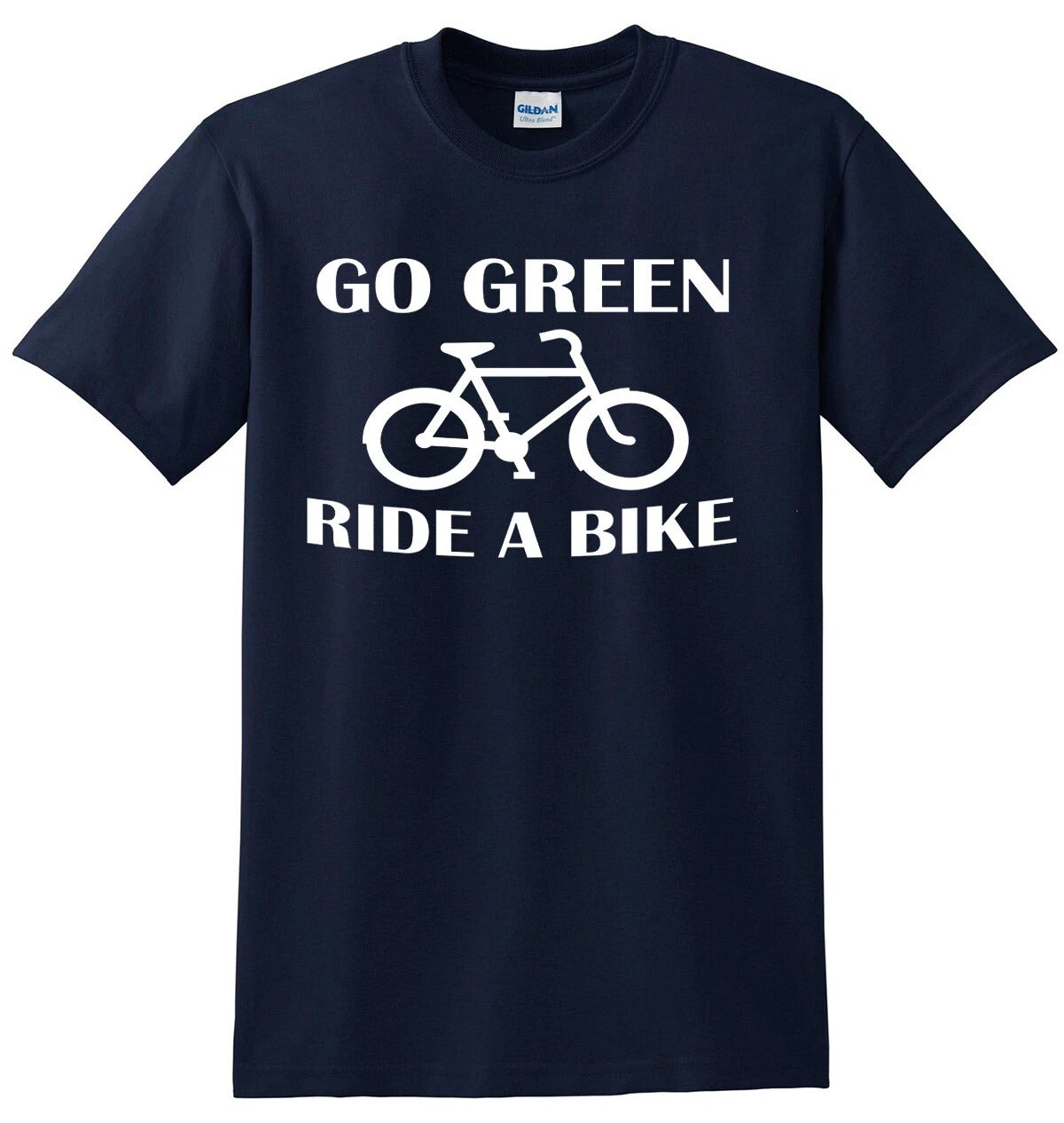 GO GREEN RIDE A BIKE | MEN'S T-SHIRT