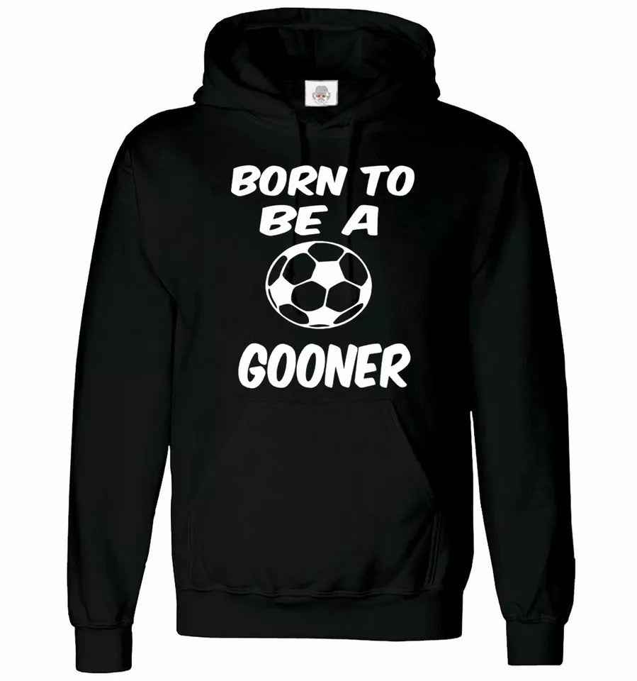 Born To Be A Gooner Arsenal Football Hoodie Sweatshirt for Men Born To Be A Gooner Arsenal Football Hoodie Sweatshirt for Men