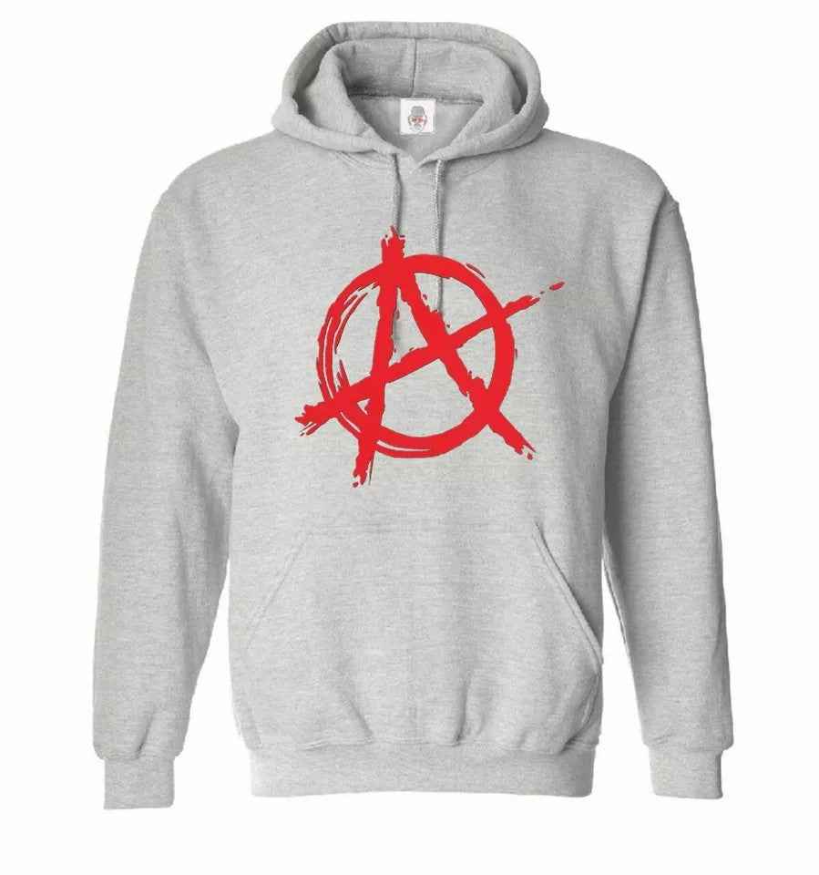 Anarchy Symbol Hoody - Funny Punk Rock Evil Anarchist Sweatshirt Anarchy Symbol Hoody - Funny Punk Rock Evil Anarchist Sweatshirt