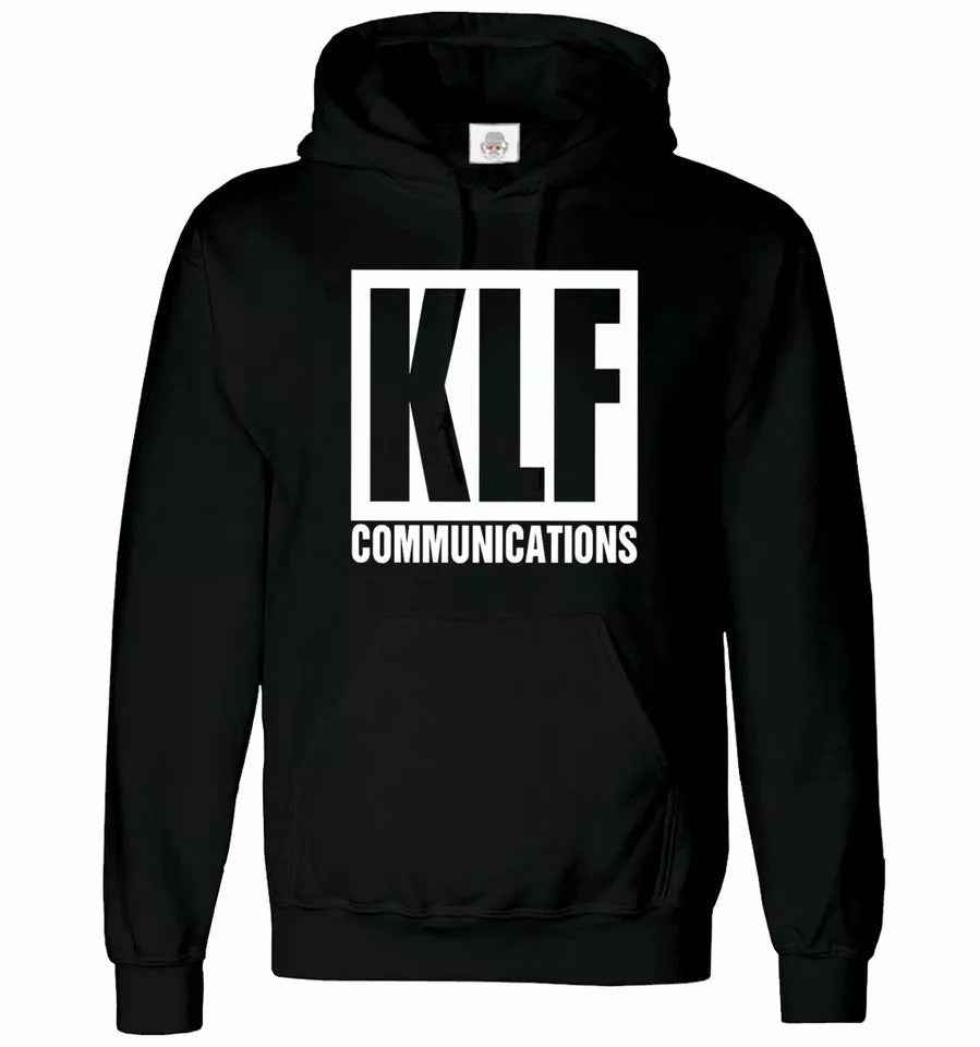 KLF Communications 90s Retro Hoodie Sweatshirt for Men KLF Communications 90s Retro Hoodie Sweatshirt for Men