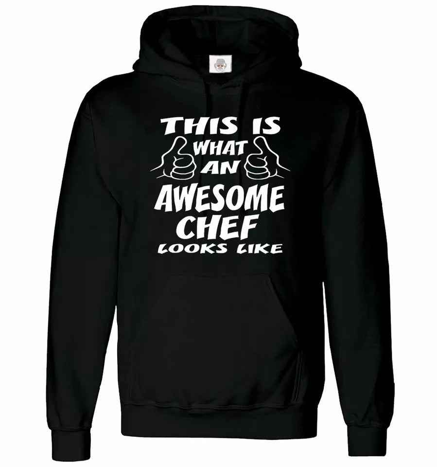 This is What An Awesome Chef Looks Like Funny Cooking Hoodie for Men This is What An Awesome Chef Looks Like Funny Cooking Hoodie for Men