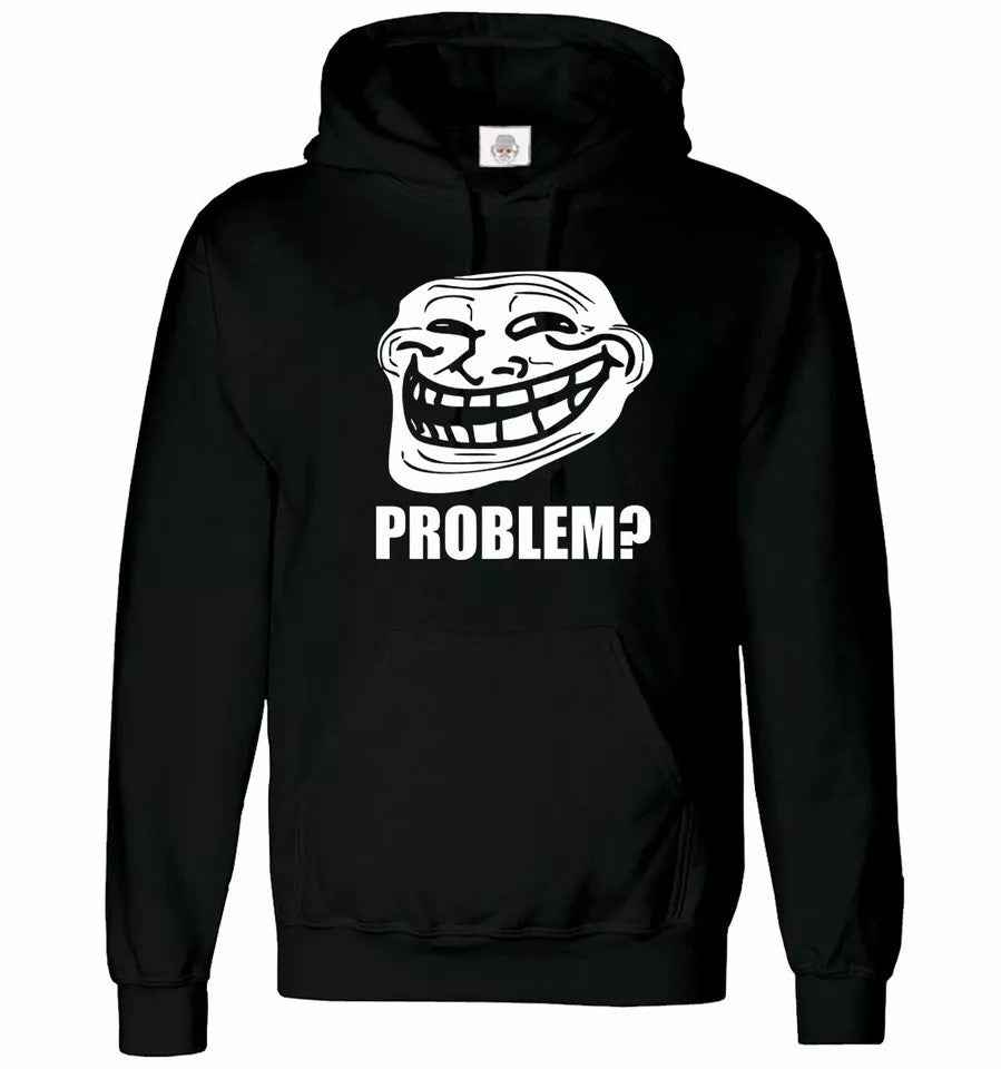 Troll Face Hoodie Unisex Hoody Sweatshirt Funny Gamer Joke Troll Face Hoodie Unisex Hoody Sweatshirt Funny Gamer Joke