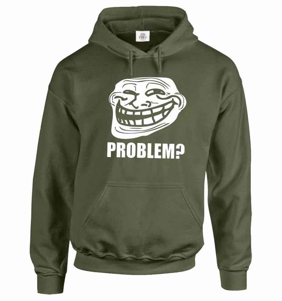 Troll Face Hoodie Unisex Hoody Sweatshirt Funny Gamer Joke Troll Face Hoodie Unisex Hoody Sweatshirt Funny Gamer Joke