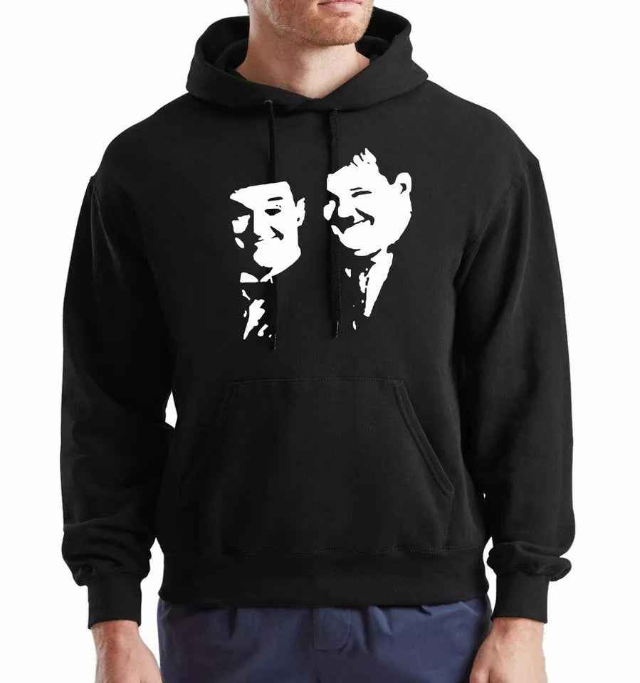 Laurel and Hardy Hoodie - Dick & Doof Hoody Sweatshirt Funny Retro Comedy Laurel and Hardy Hoodie - Dick & Doof Hoody Sweatshirt Funny Retro Comedy