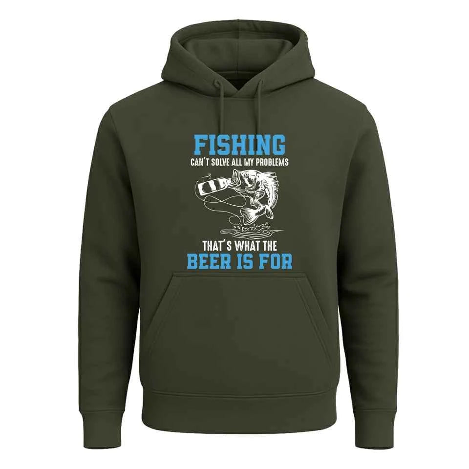 FISHING CAN'T SOLVE | Hoody For Men's