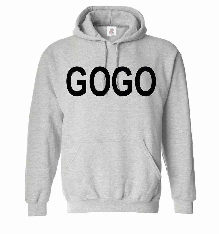 GoGo Hoody Sweatshirt 80's Pop Hits Hoodie Unisex Design GoGo Hoody Sweatshirt 80's Pop Hits Hoodie Unisex Design