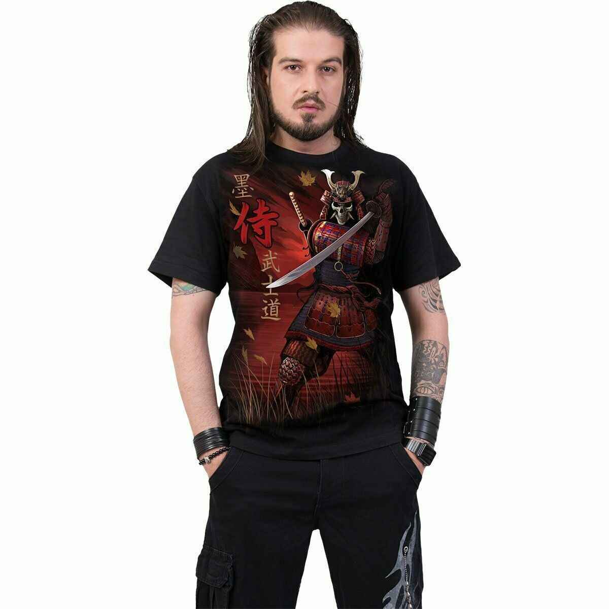 SAMURAI Plus Size Black T-Shirt SAMURAI Plus Size Black T-Shirt