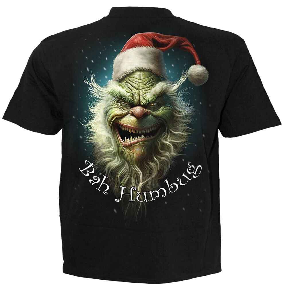 BAH HUMBUG T-Shirt Black - Festive Holiday Apparel BAH HUMBUG T-Shirt Black - Festive Holiday Apparel