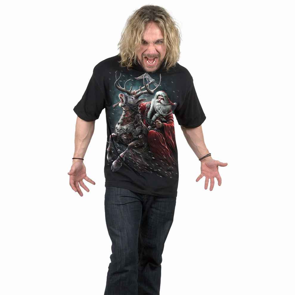 SLEIGHER Black T-Shirt - Stylish and Comfortable Wear SLEIGHER Black T-Shirt - Stylish and Comfortable Wear