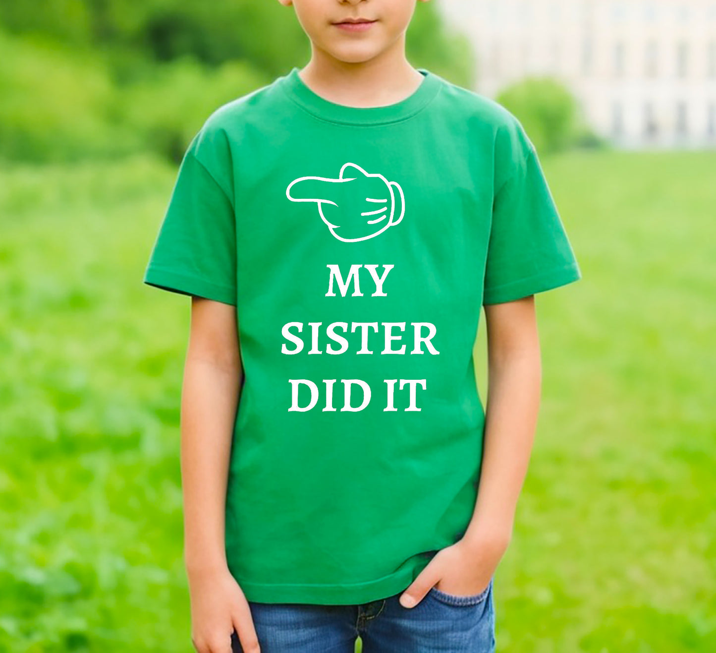 MY SISTER DID IT | KID'S T-SHIRT MY SISTER DID IT | KID'S T-SHIRT