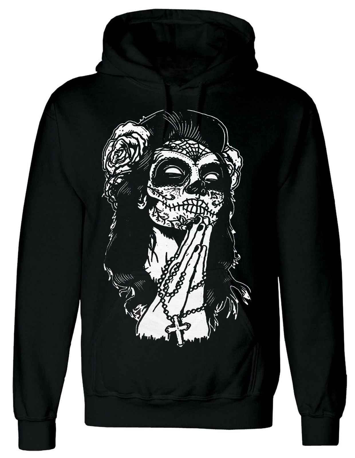 Mexican Skull Hoodie - Men's Black Hoody Mexican Skull Hoodie - Men's Black Hoody