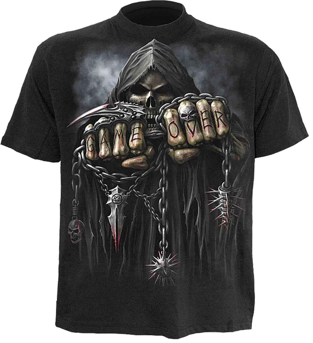 GAME OVER BLACK T-SHIRT - Stylish Game Over T-Shirt for Gamers GAME OVER BLACK T-SHIRT - Stylish Game Over T-Shirt for Gamers