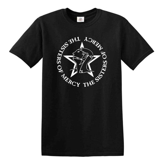 Sisters of Mercy T-Shirt - Black Logo Tee for Fans and Collectors Sisters of Mercy T-Shirt - Black Logo Tee for Fans and Collectors
