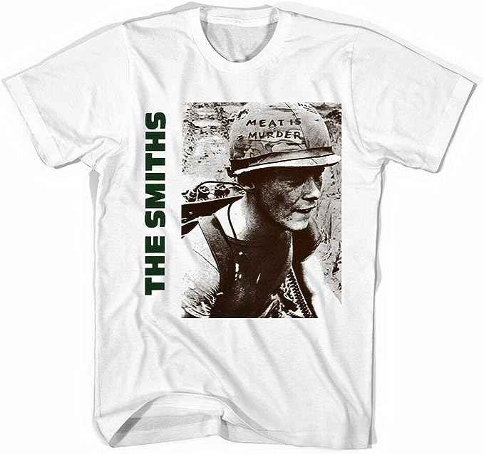 The Smiths White T-Shirt - Front Print Design The Smiths White T-Shirt - Front Print Design