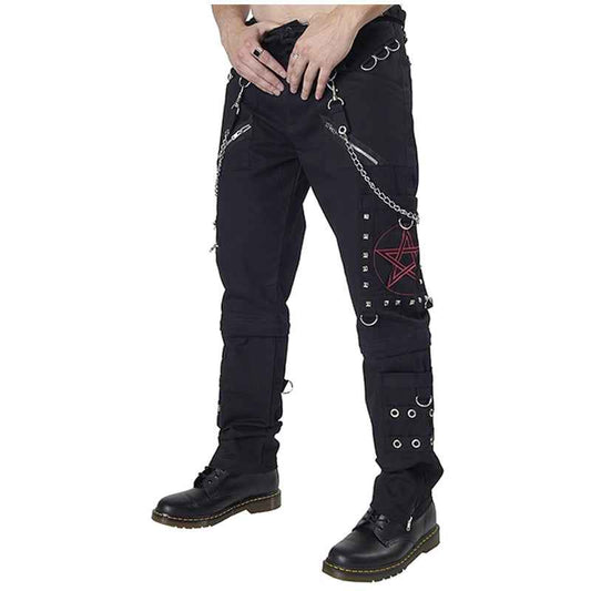 PENTAGRAM BLACK SLIM-FIT TROUSER - Stylish Black Slim-Fit Trousers PENTAGRAM BLACK SLIM-FIT TROUSER - Stylish Black Slim-Fit Trousers