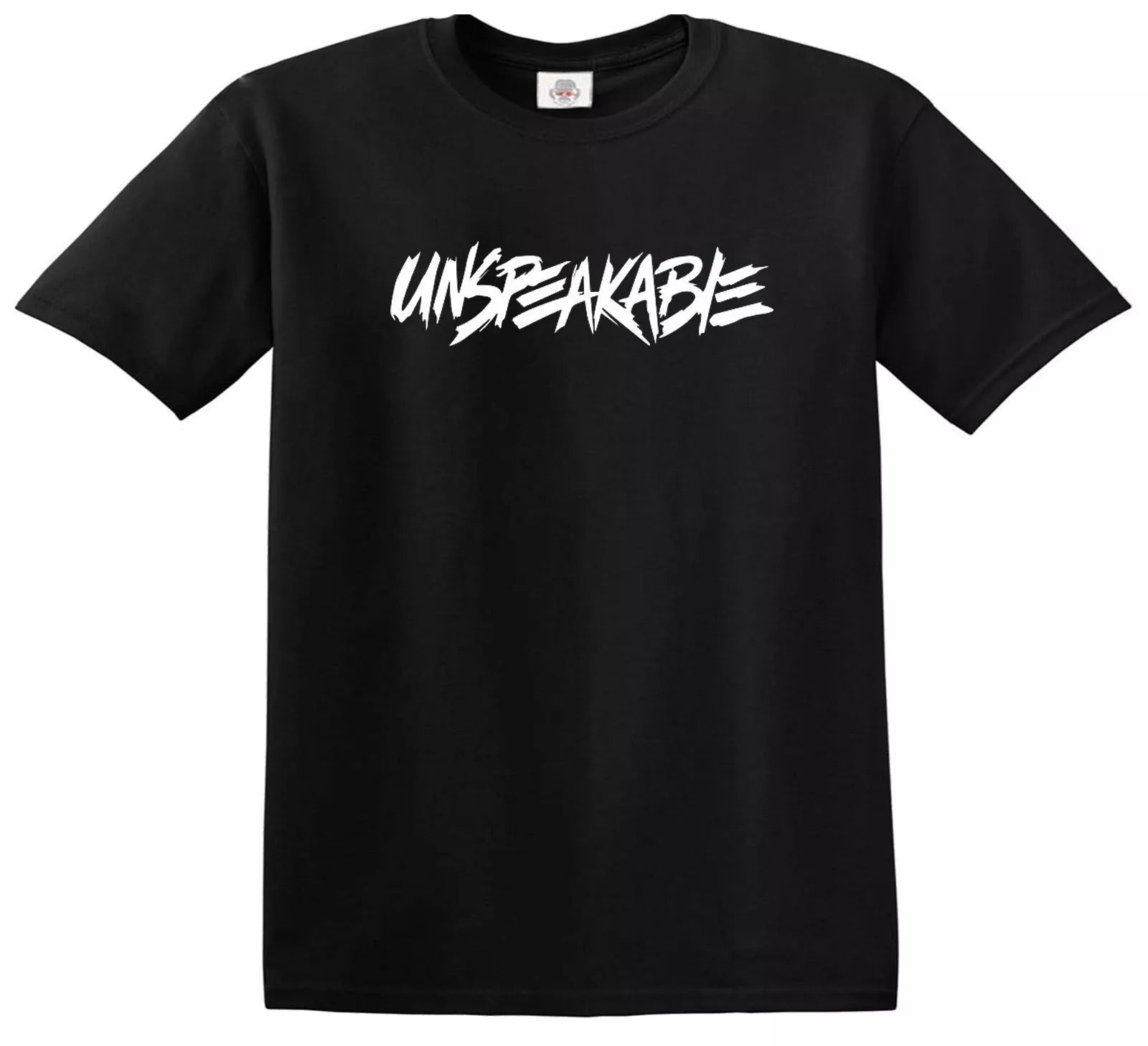 New Unspeakable T-Shirt Funny Kids BLACK T-SHIRT WHITEPRINT New Unspeakable T-Shirt Funny Kids