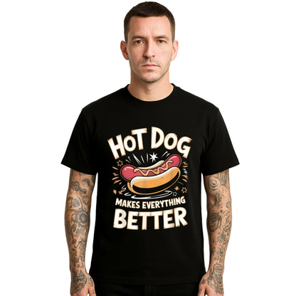 Hotdog Makes Everything | T-Shirt For Men's Hotdog Makes Everything | T-Shirt For Men's