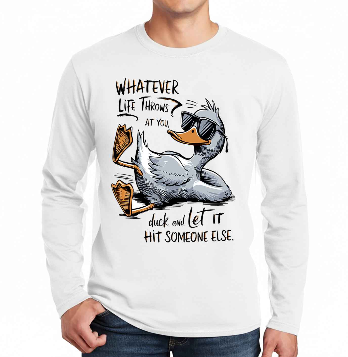 Whatever Life Throws | Men's Long Sleeve