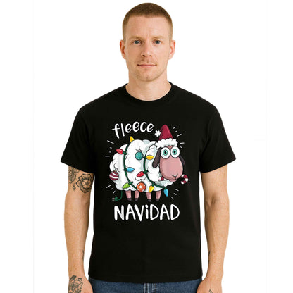 Fleece Feliz Navidad |T-Shirt For Men's