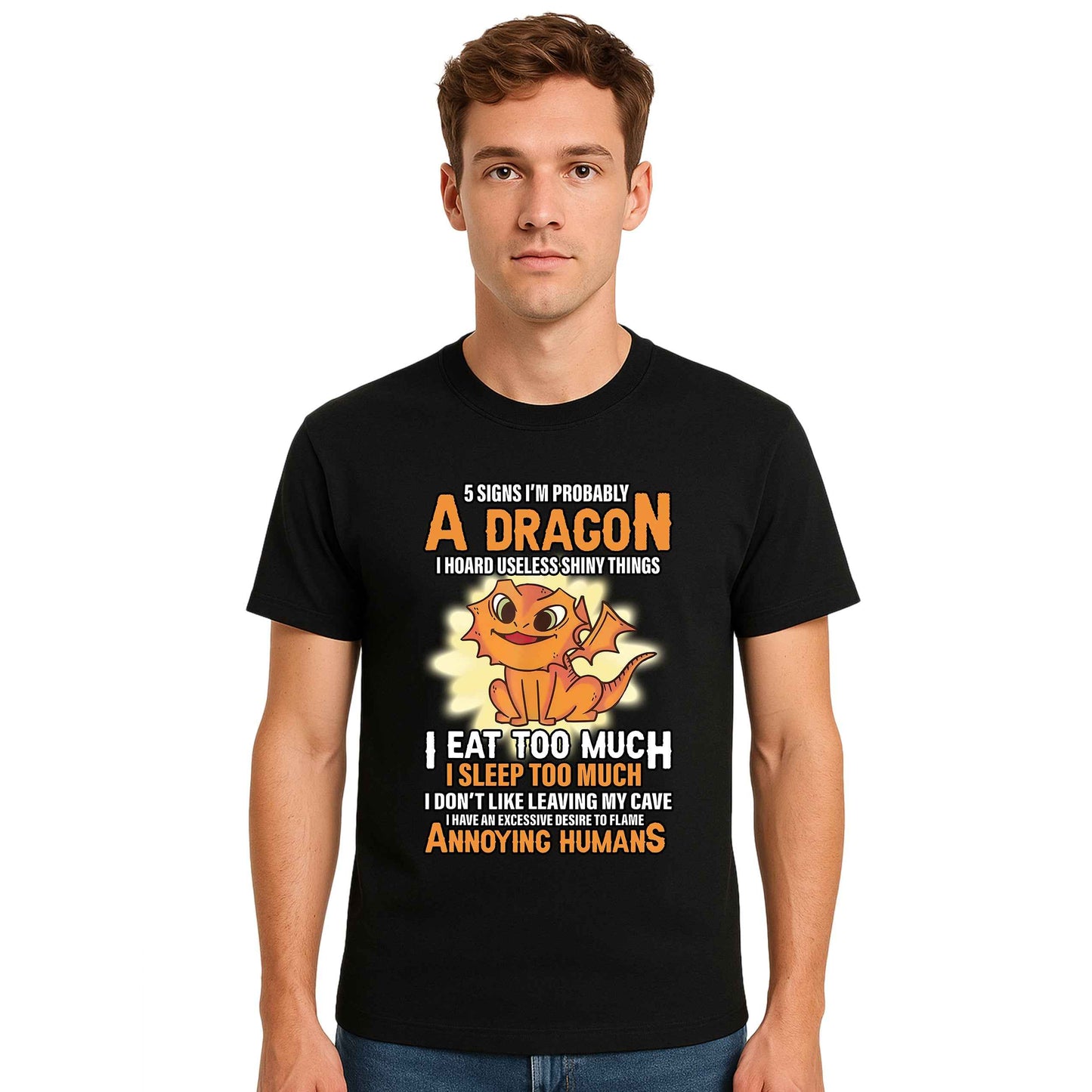 5 Signs I'm Probably | T-Shirt For Men' 5 Signs I'm Probably | T-Shirt For Men'