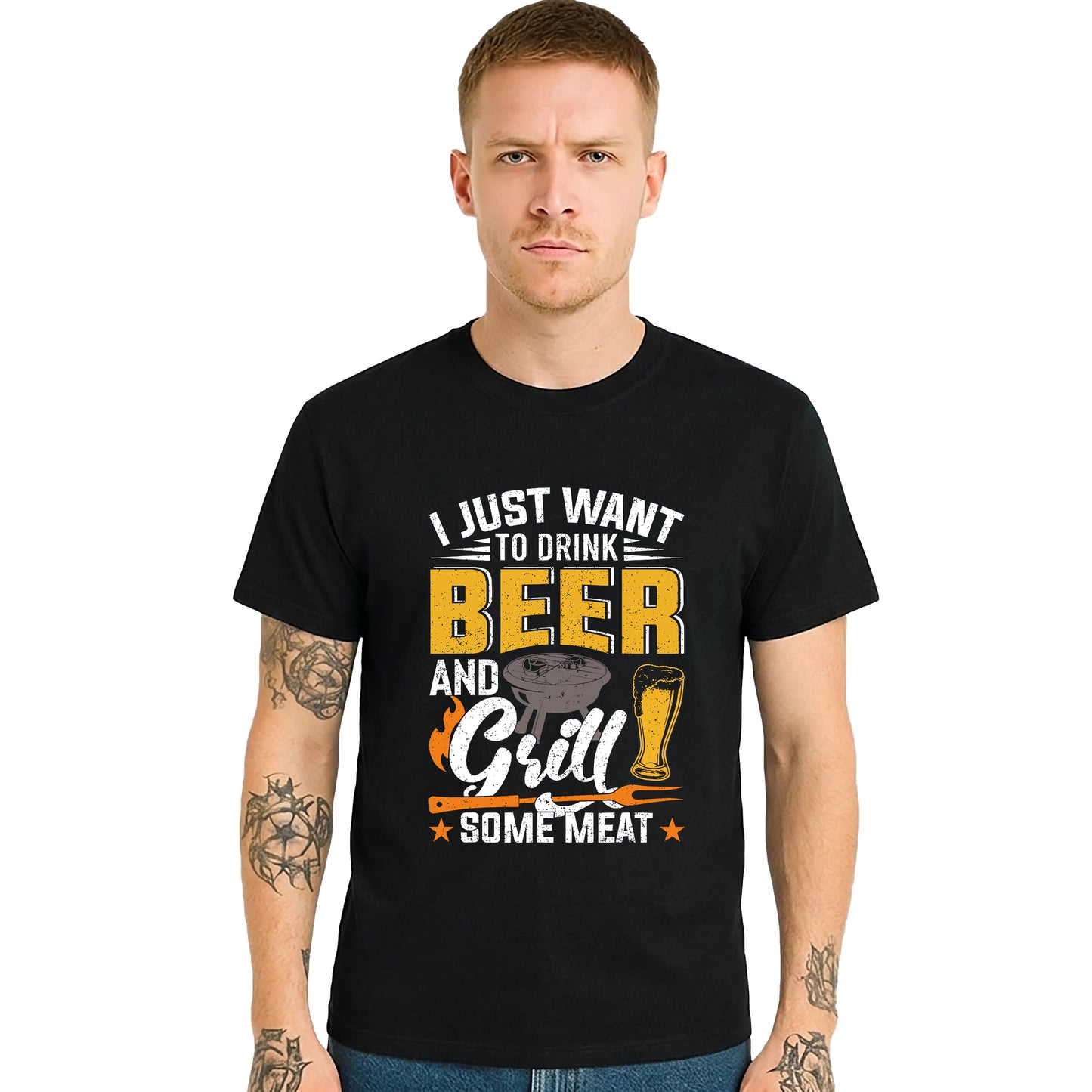 I Just Want To Drink Beer | T-Shirt For Men's I Just Want To Drink Beer | T-Shirt For Men's