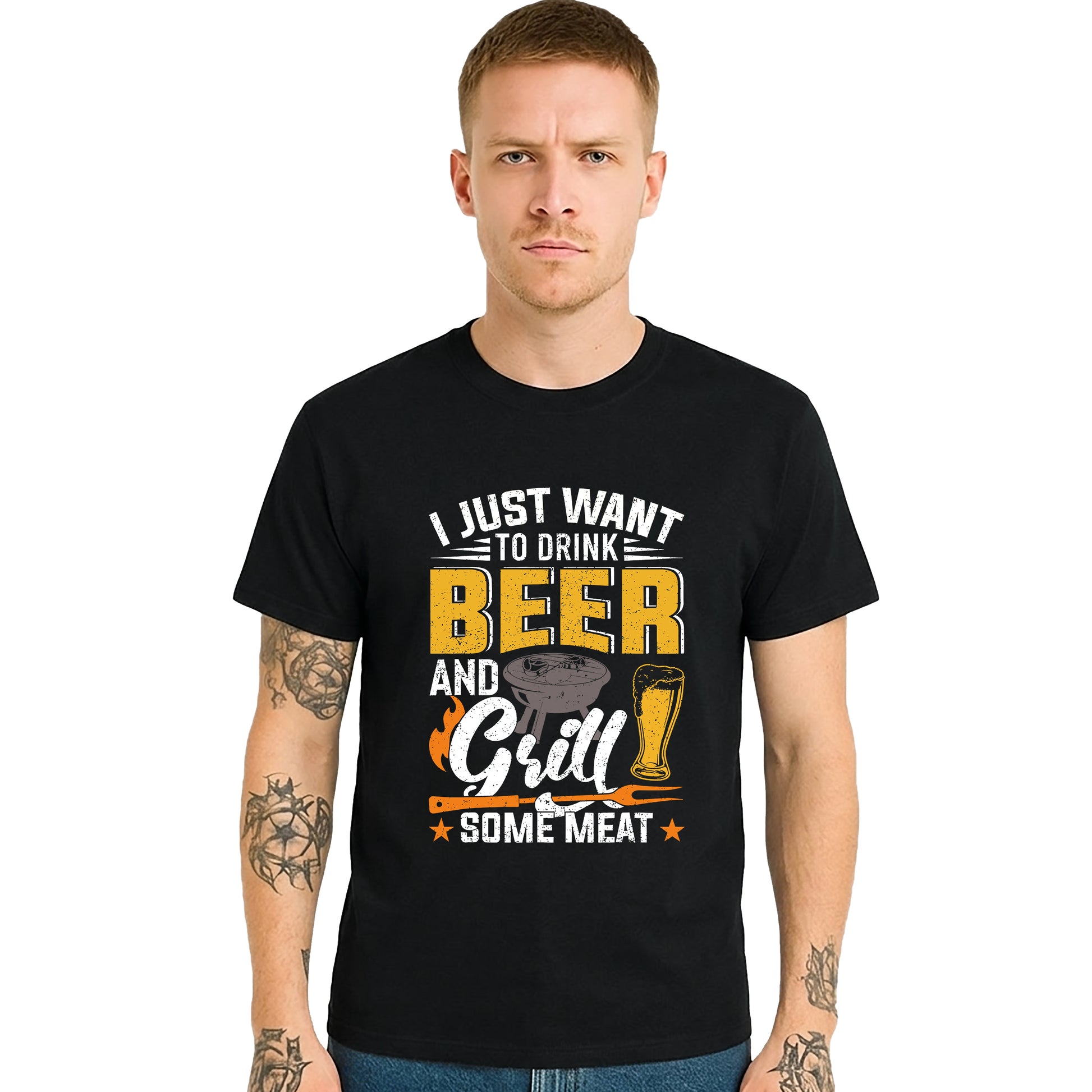 I Just Want To Drink Beer | T-Shirt For Men's I Just Want To Drink Beer | T-Shirt For Men's